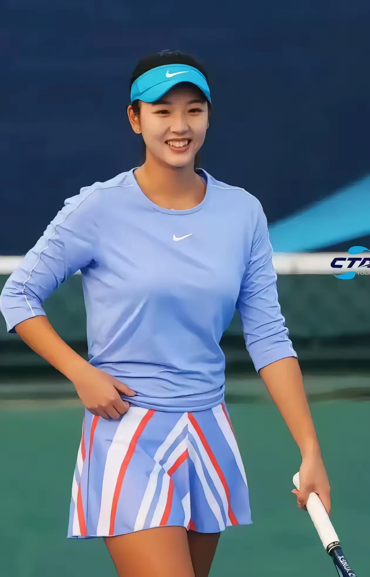 然而